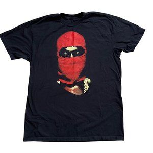 Kanye West Saint Pablo Tour Inglewood 2016 Red Ski Mask T Shirt